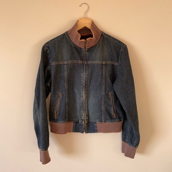 ❤️3/30❤️Zip-up Denim Jacket - Picture 2 of 8